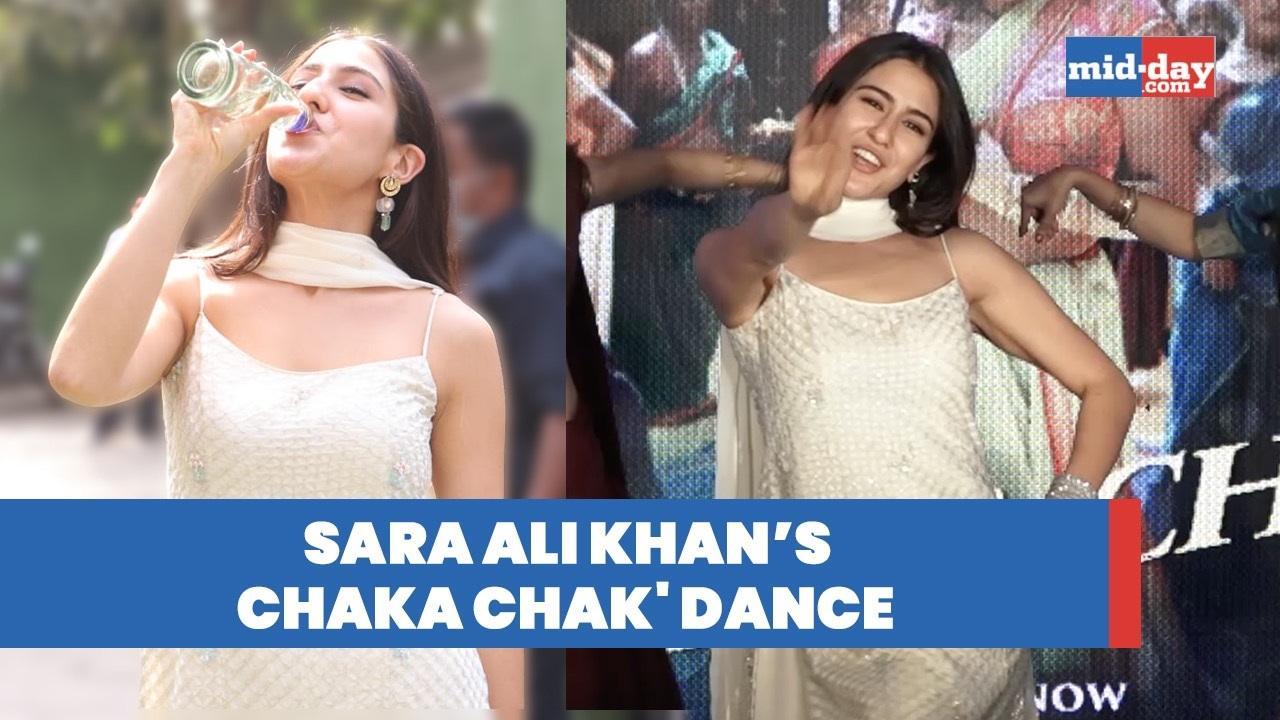 Sara dazzles in her ethnic avatar as she dances on 'Chaka Chak' from Atrangi re'